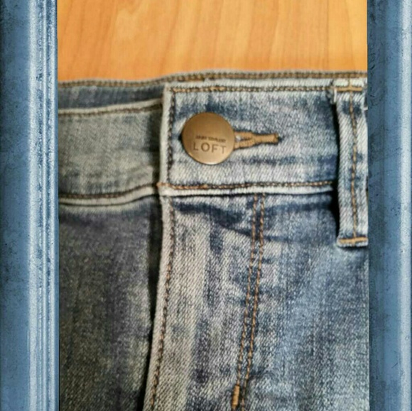 AT LOFT Denim Mini Skirt - Picture 4 of 4